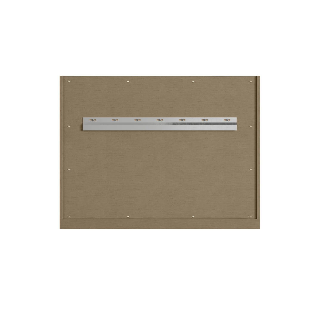 Chicago 36" Single Vanity, Walnut Whisper, w/ 3 CM Lime Delight Silestone® Top