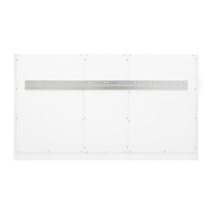 Chicago 48" Single Vanity, Glossy White, w/ 3 CM Eternal Jasmine Pearl Silestone® Top