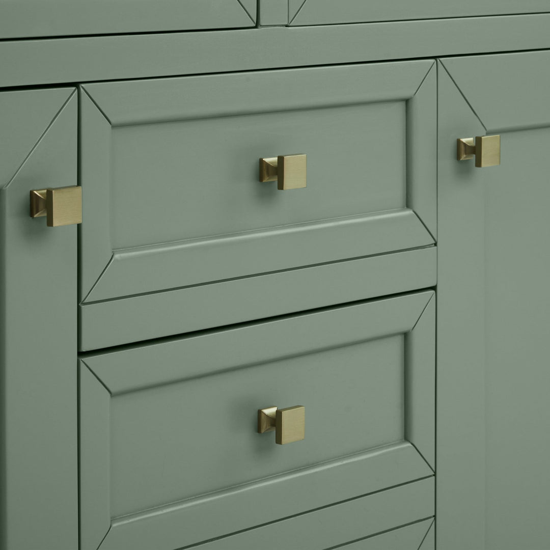 Chicago 48" Single Vanity, Smokey Celadon, w/ 3 CM Ethereal Noctis Silestone® Top