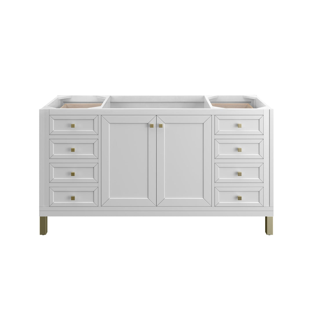 Chicago 60" Single Vanity, Glossy White