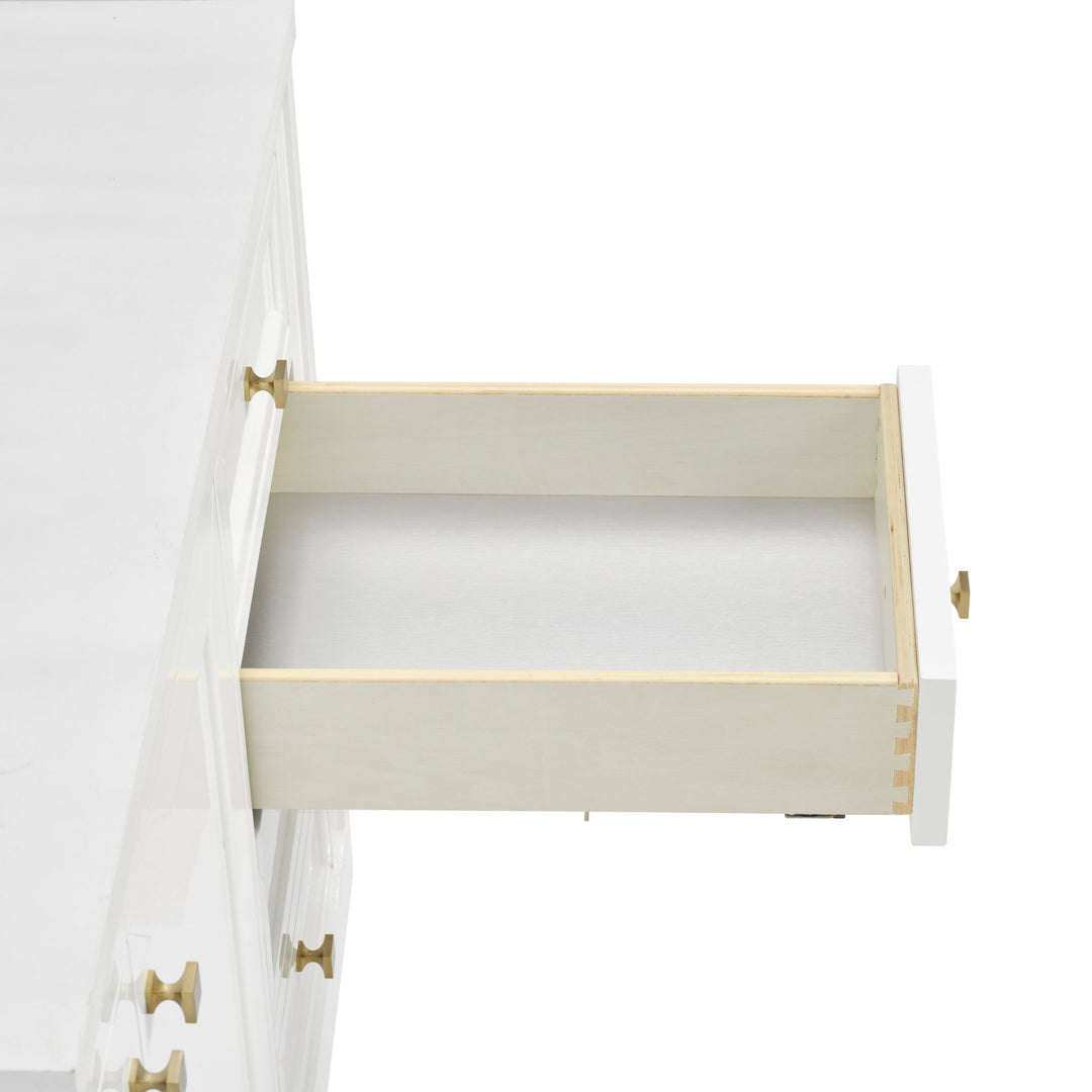 Chicago 60" Single Vanity, Glossy White, w/ 3 CM Eternal Jasmine Pearl Silestone® Top