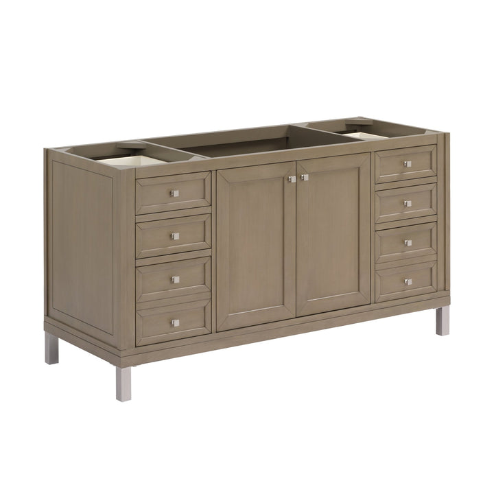 Chicago 60" Single Vanity, Walnut Whisper