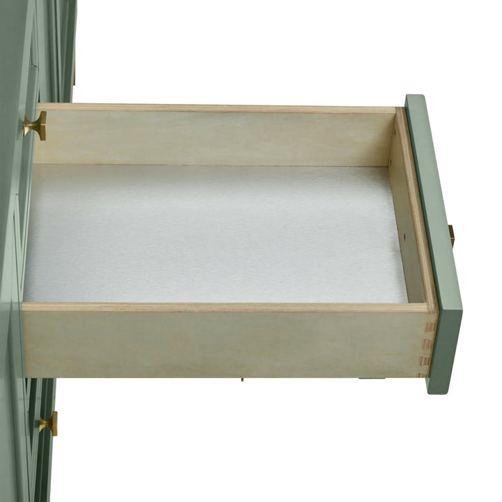 Chicago 72" Double Vanity, Smokey Celadon, w/ 3 CM Victorian Silver Silestone® Top