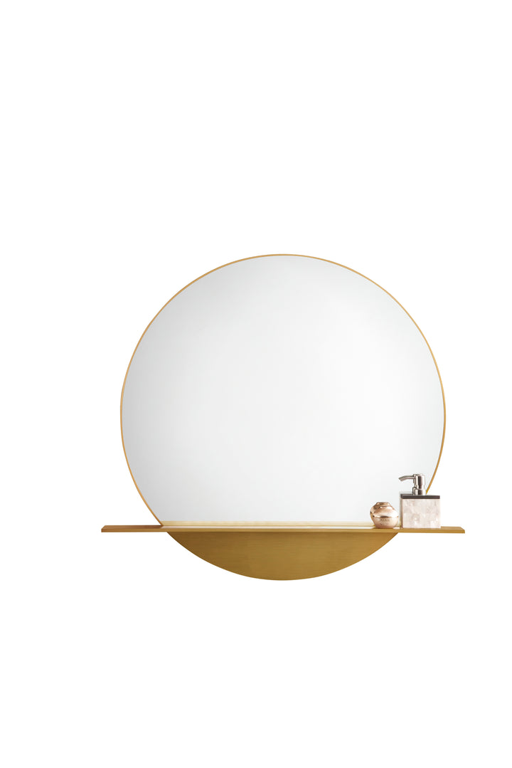 Platform 36" Mirror, Radiant Gold