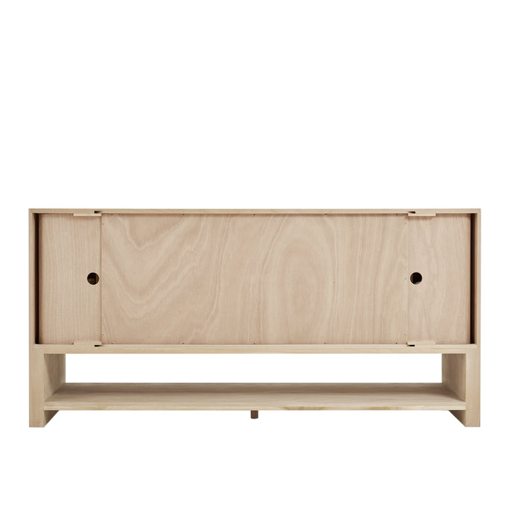 Marigot 72" Double Vanity, Sunwashed Oak w/ 3 CM White Zeus Silestone Top