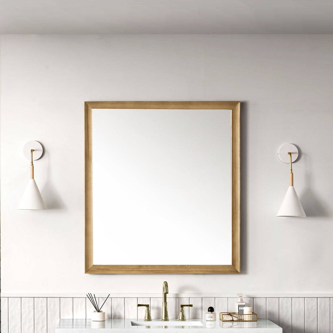 Glenbrooke 36" Mirror, Light Natural Oak