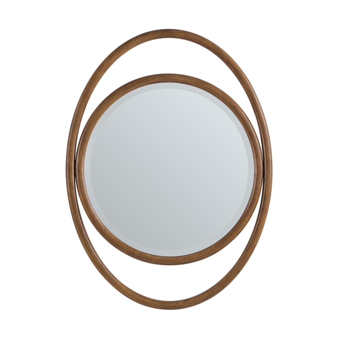 Esca 28" Mirror, Mid-Century Walnut
