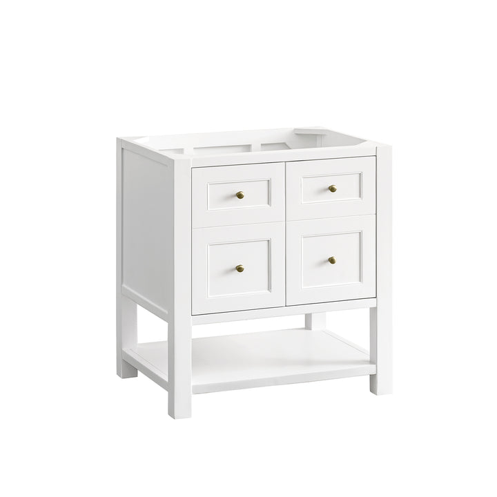 Breckenridge 30" Single Vanity Cabinet, Bright White