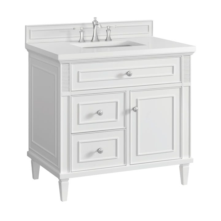 Lorelai 36" Single Vanity, Bright White