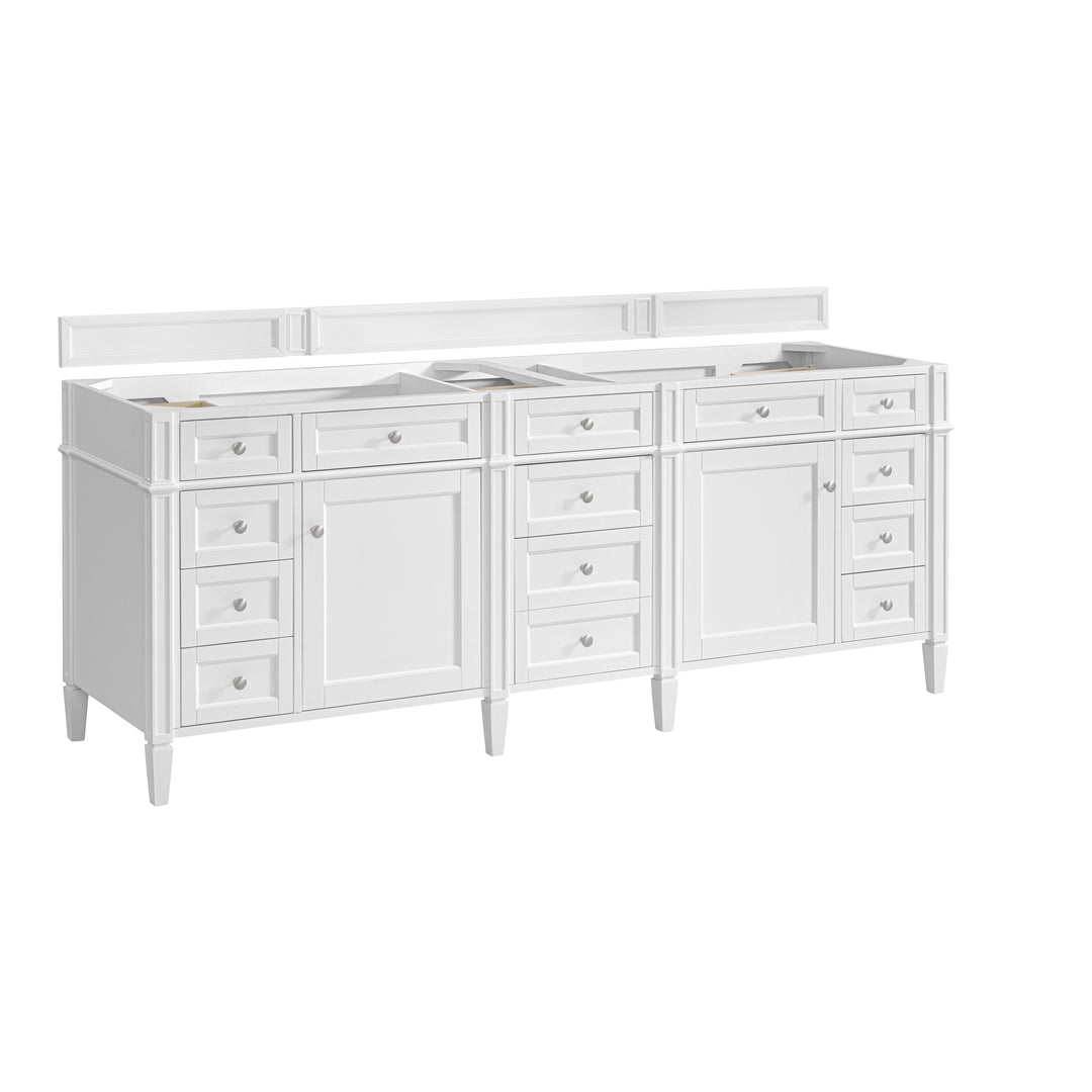 Brittany 84" Double Vanity in Bright White
