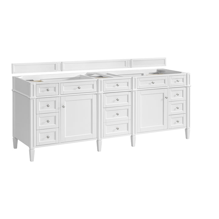 Brittany 84" Double Vanity in Bright White