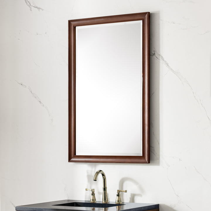 Glenbrooke 26" Mirror, Mid-Century Walnut
