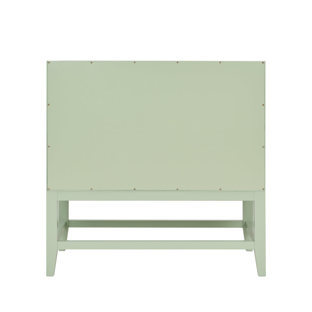 Emmeline 36" Single Vanity, Pistachio w/ 3 CM Eternal Marfil Top