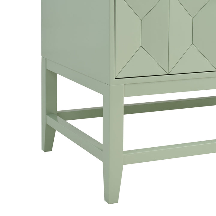 Emmeline 36" Single Vanity, Pistachio w/ 3 CM Eternal Marfil Top