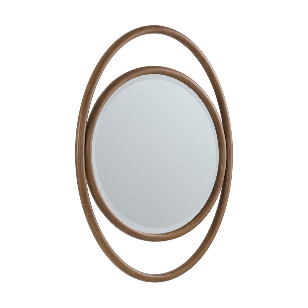 Esca 28" Mirror, Mid-Century Walnut