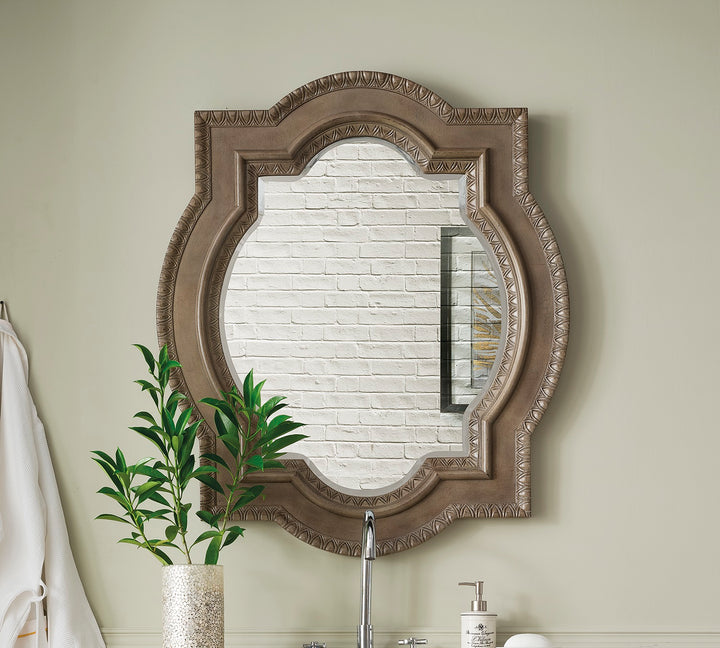 Castilian 35" Mirror, Empire Gray
