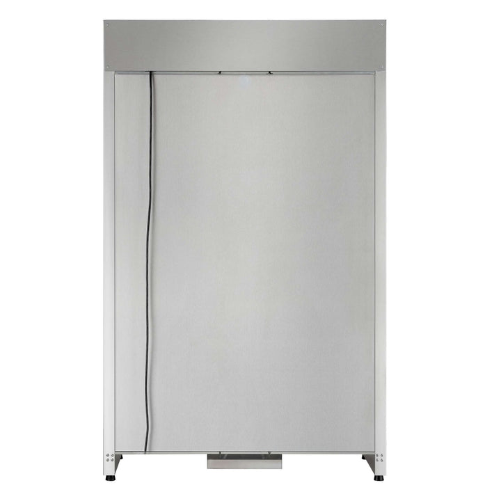 FORNO Abruzzo 48-Inch Dual Zones Wine Cellar, 102 Bottles, 24 cu. ft., Green Acrylic Holders & Black Shelves