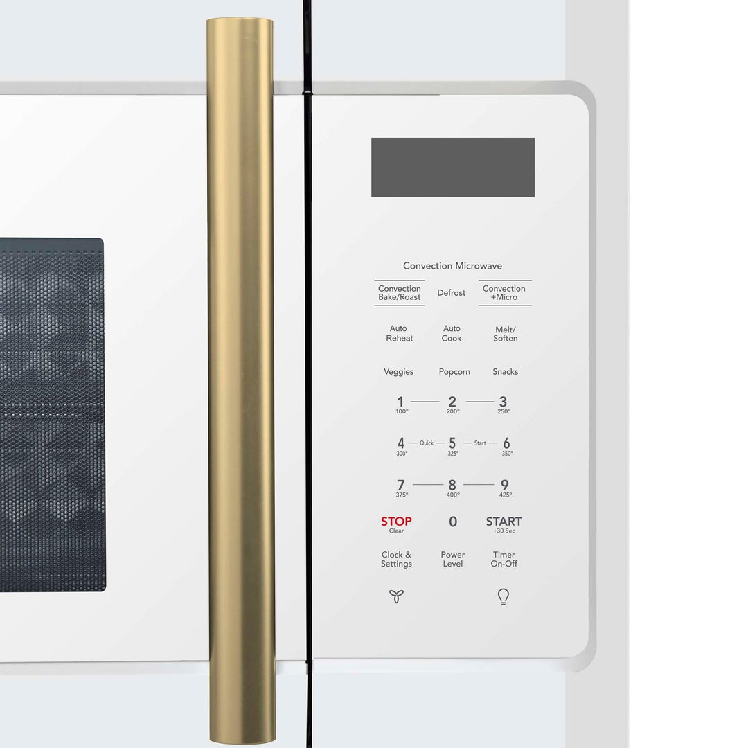 Forno Fornace 30-Inch Over the Range Convection Microwave, White – 1.5 cu.ft, 300 CFM Vent, Touch Control, LED Light