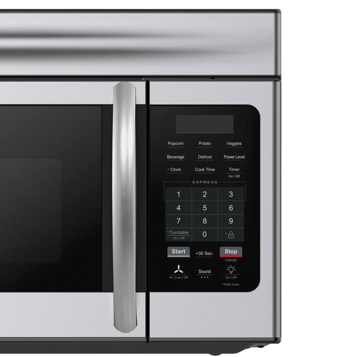 Forno Scalo 30-Inch Over the Range Microwave, Stainless Steel – 1.6 cu.ft, 300 CFM Vent, Touch Control, LED Light
