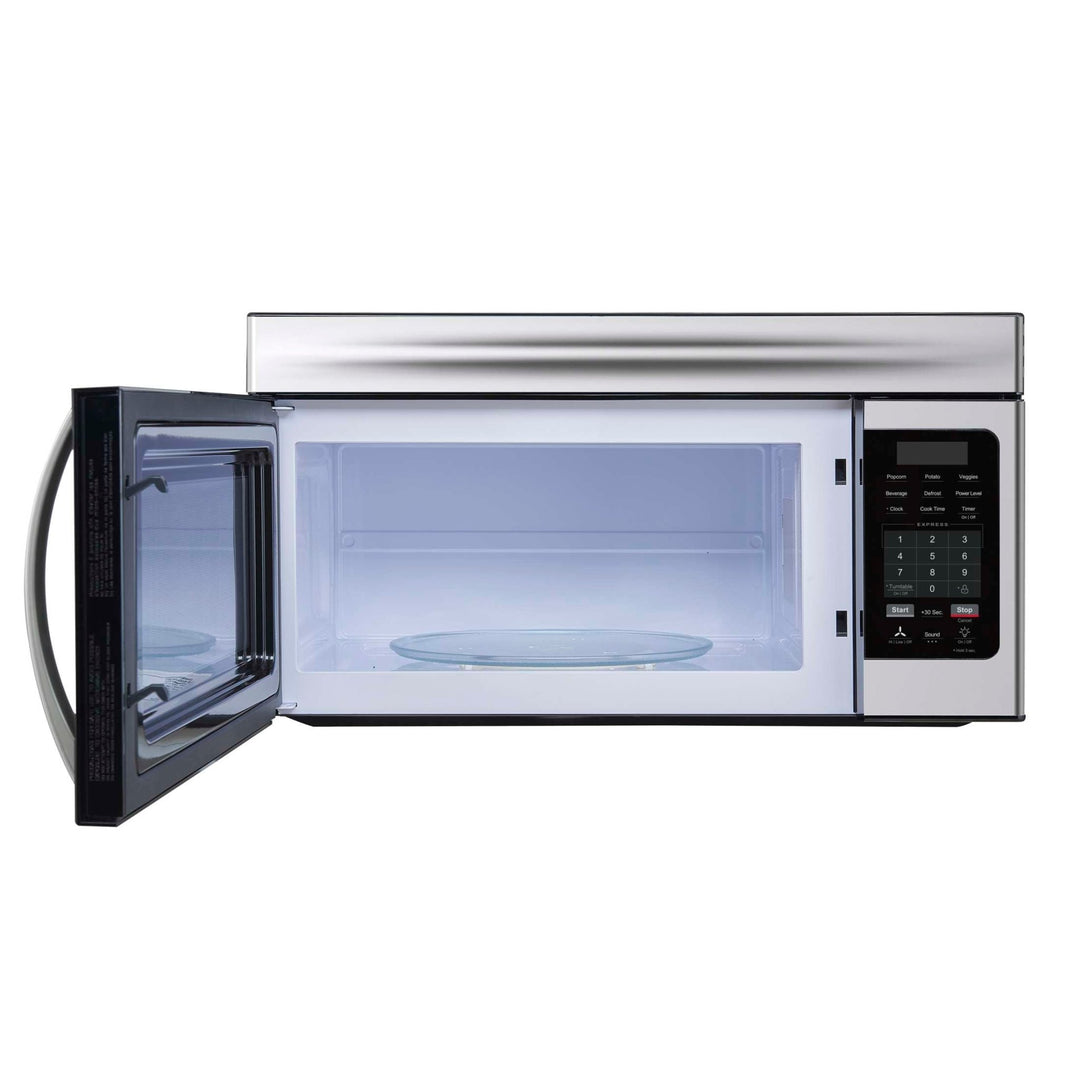 Forno Scalo 30-Inch Over the Range Microwave, Stainless Steel – 1.6 cu.ft, 300 CFM Vent, Touch Control, LED Light