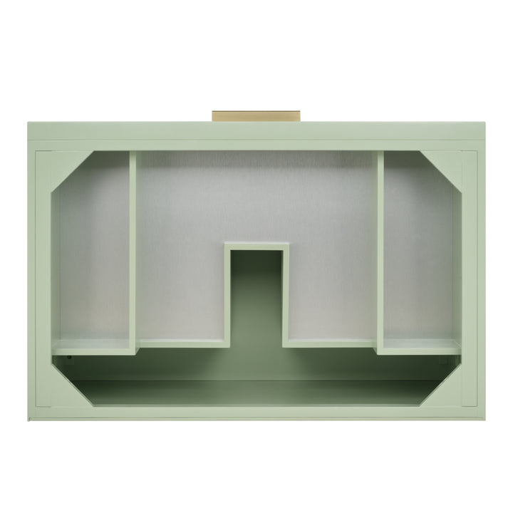 Emmeline 36" Single Vanity, Pistachio w/ 3 CM Ethereal Noctis Top