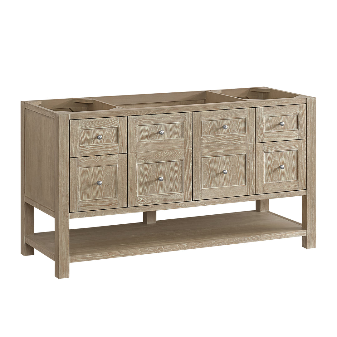 Breckenridge 60" Single Vanity, Whitewashed Oak
