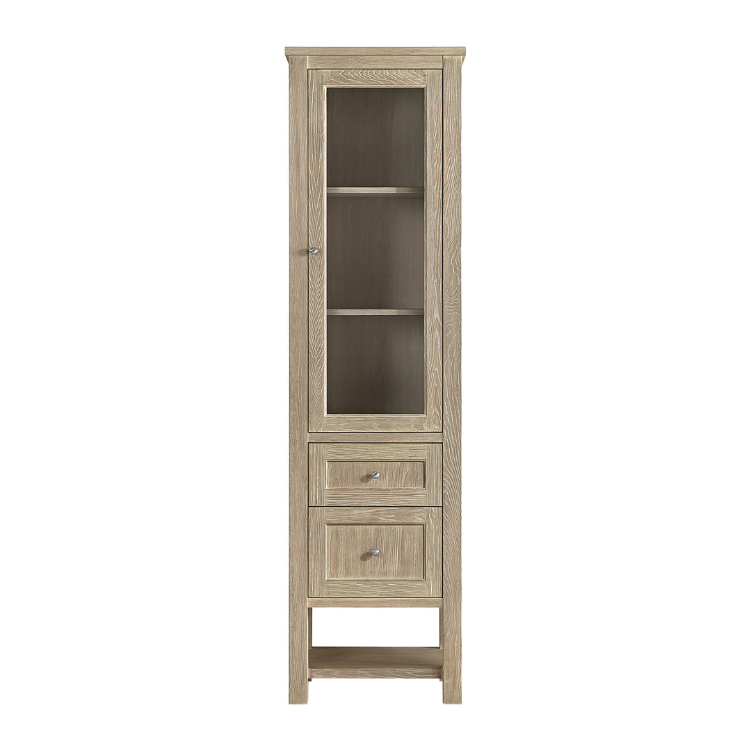 Breckenridge Linen Cabinet, Whitewashed Oak