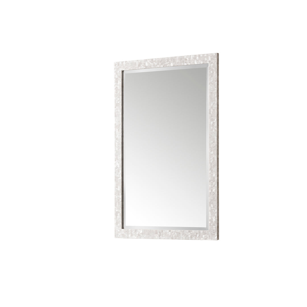 Callie 26" Mirror, White Mother of Pearl
