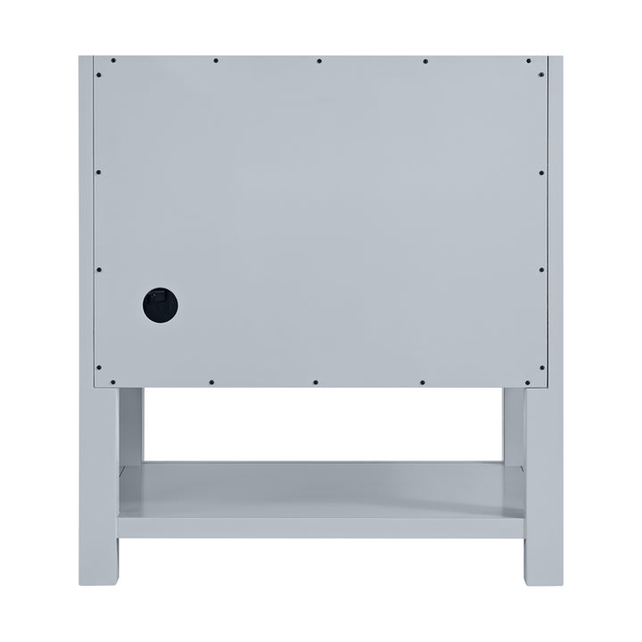 Breckenridge 30" Single Vanity, Serenity Blue, w/ 3 CM Ethereal Noctis Quartz Top