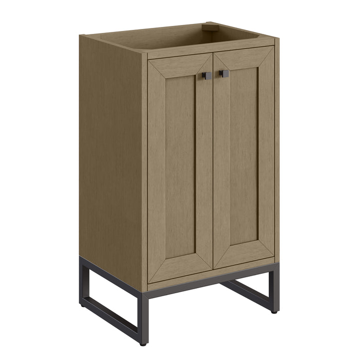 Chianti 20" Single Cabinet, Walnut Whisper, Matte Black