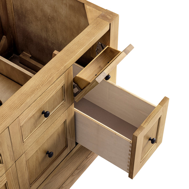 Breckenridge 36" Single Vanity Cabinet, Light Natural Oak