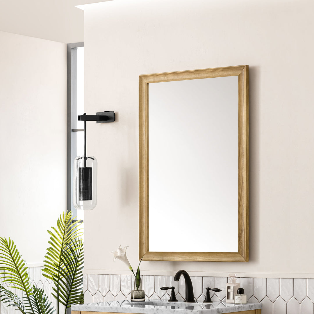 Glenbrooke 26" Mirror, Light Natural Oak