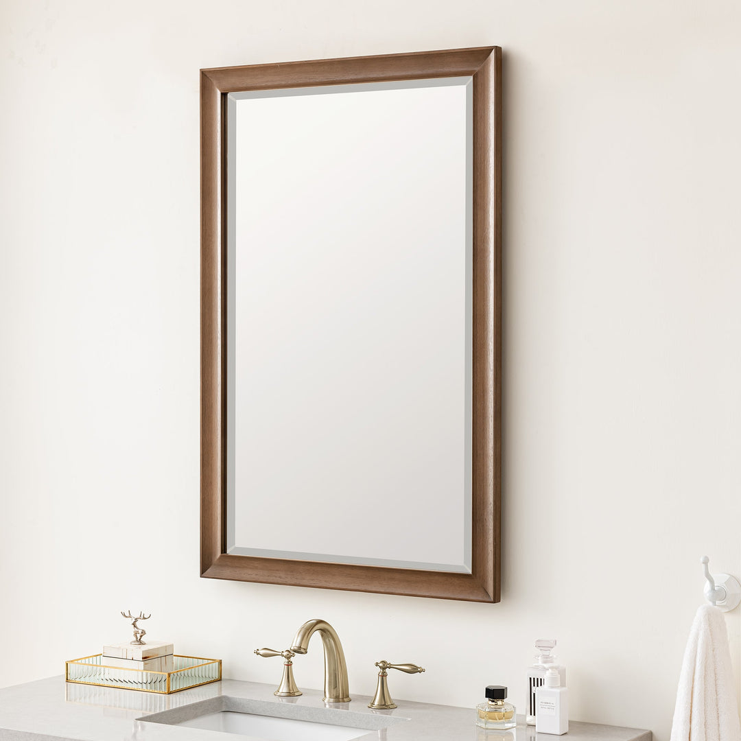 Glenbrooke 26" Mirror, Whitewashed Walnut