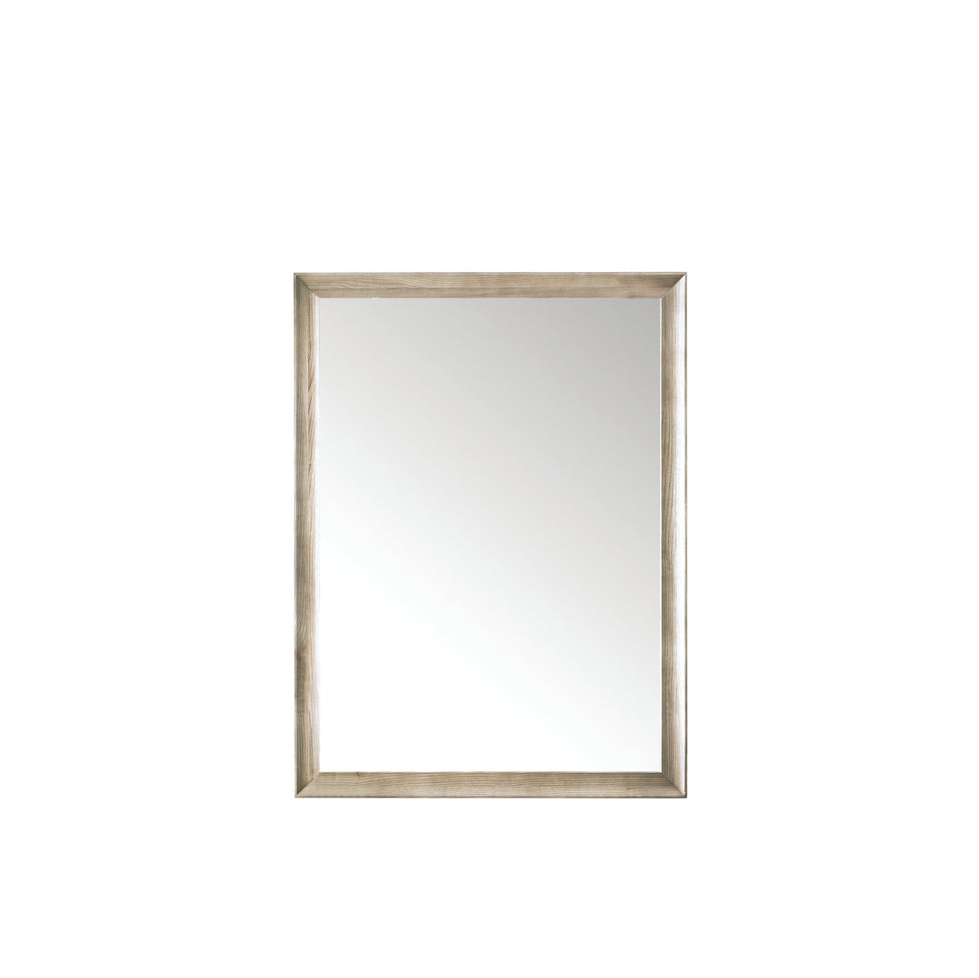 Glenbrooke 30" Mirror, Whitewashed Oak