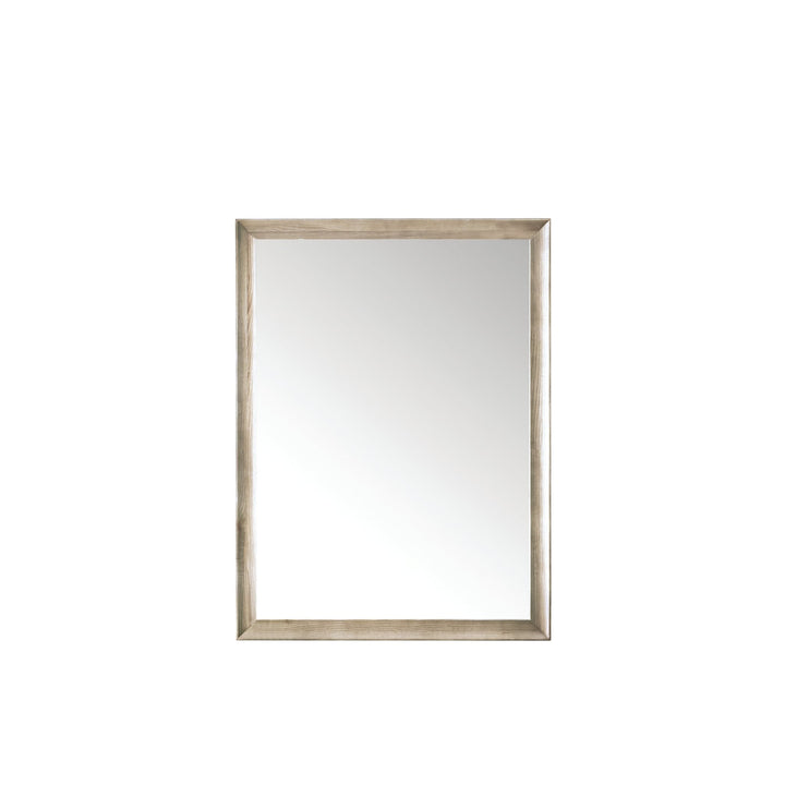 Glenbrooke 30" Mirror, Whitewashed Oak