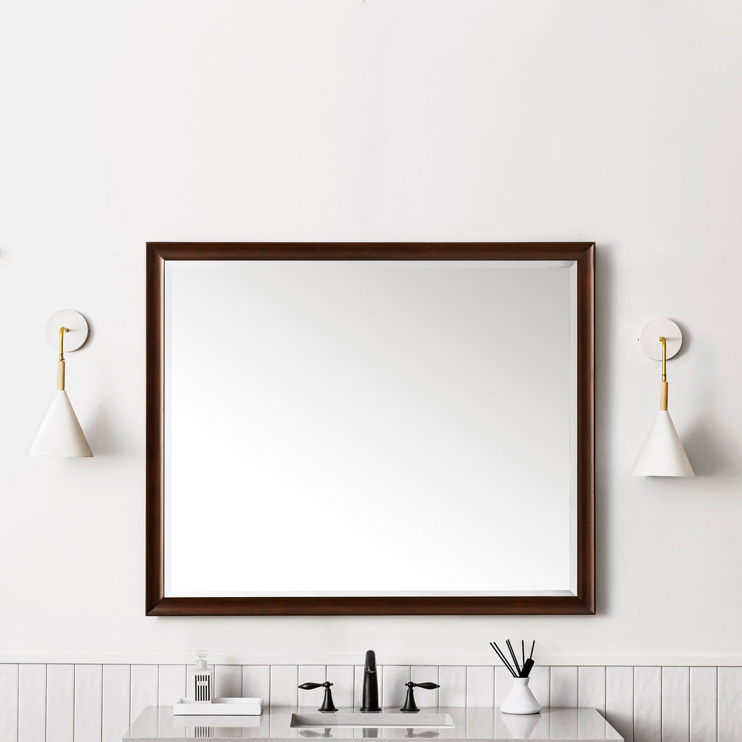 Glenbrooke 48" Mirror, Burnished Mahogany