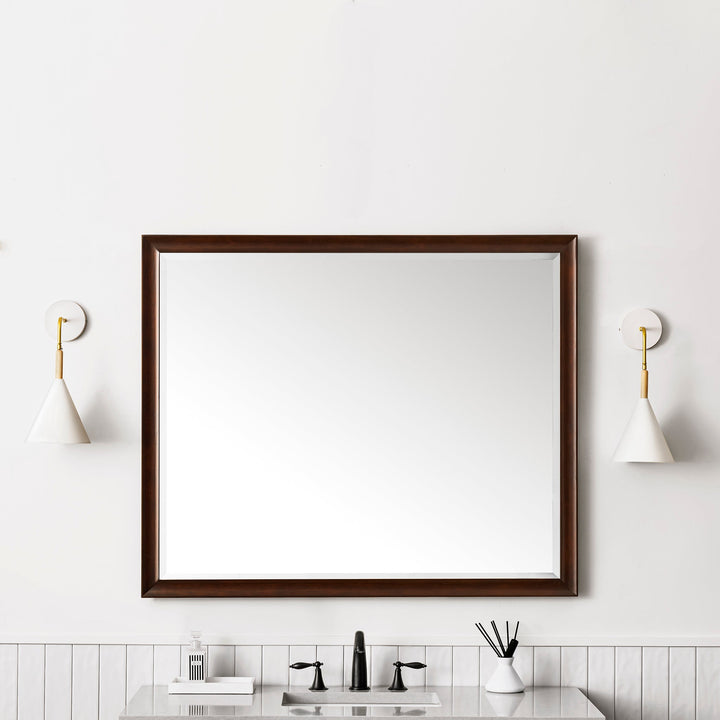 Glenbrooke 48" Mirror, Burnished Mahogany