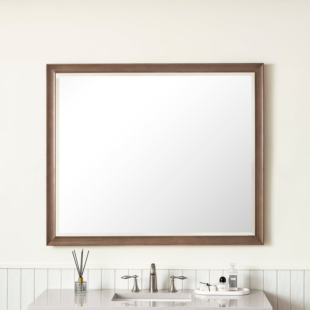 Glenbrooke 48" Mirror, Whitewashed Walnut