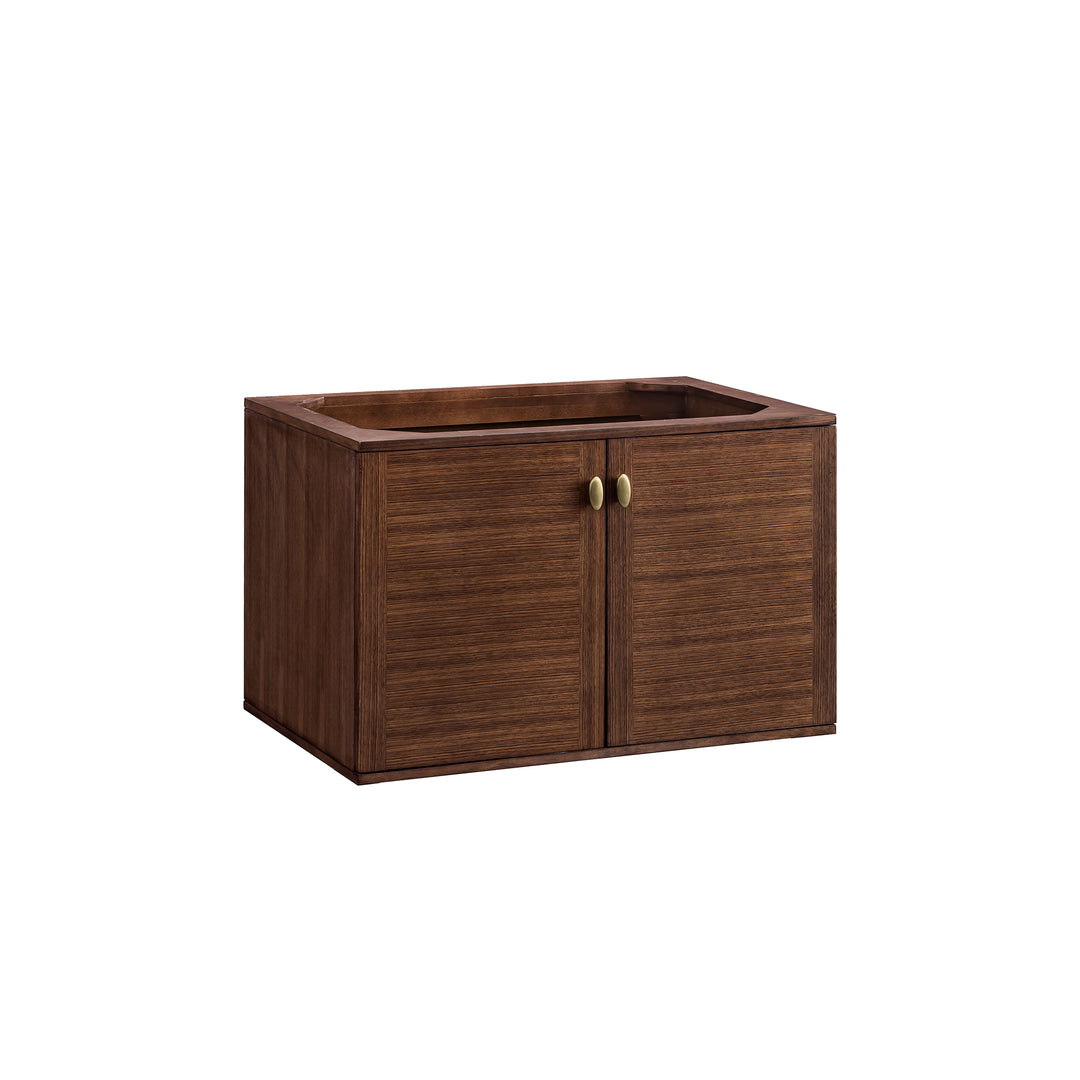 Amberly 36" Single Vanity Cabinet, Mid-Century Walnut
