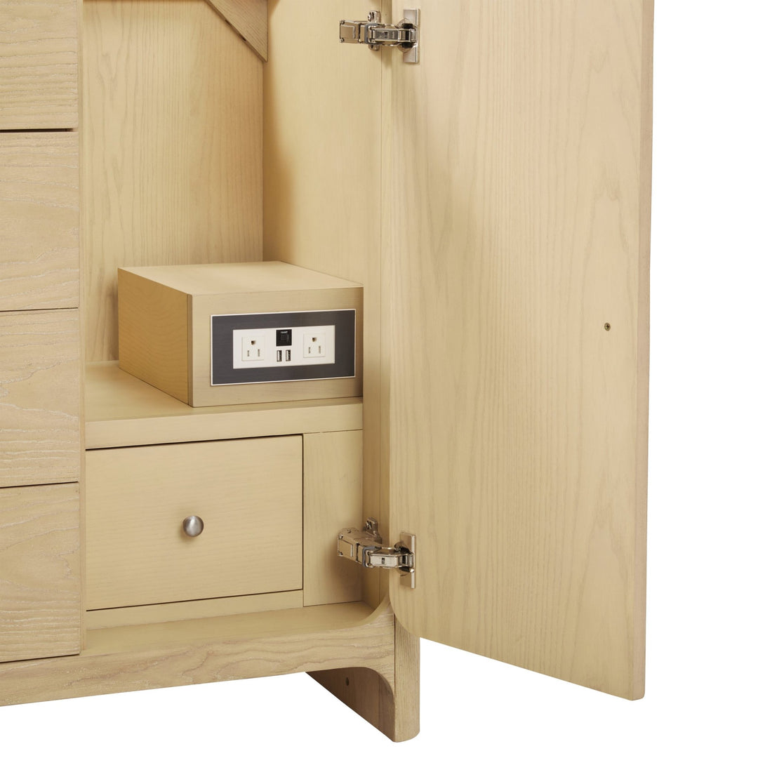 Gracyn 48" Single Vanity, Coastal Driftwood, w/ 3 CM Victorian Silver Silestone Top w/ FreePower Wireless Charger