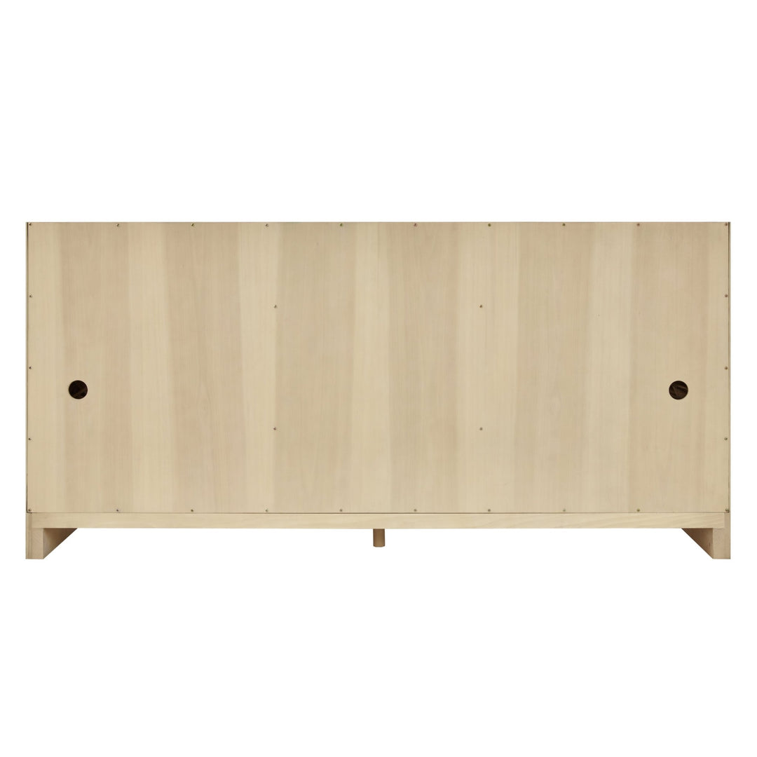 Gracyn 72" Double Vanity, Coastal Driftwood, w/ 3 CM White Zeus Quartz Top
