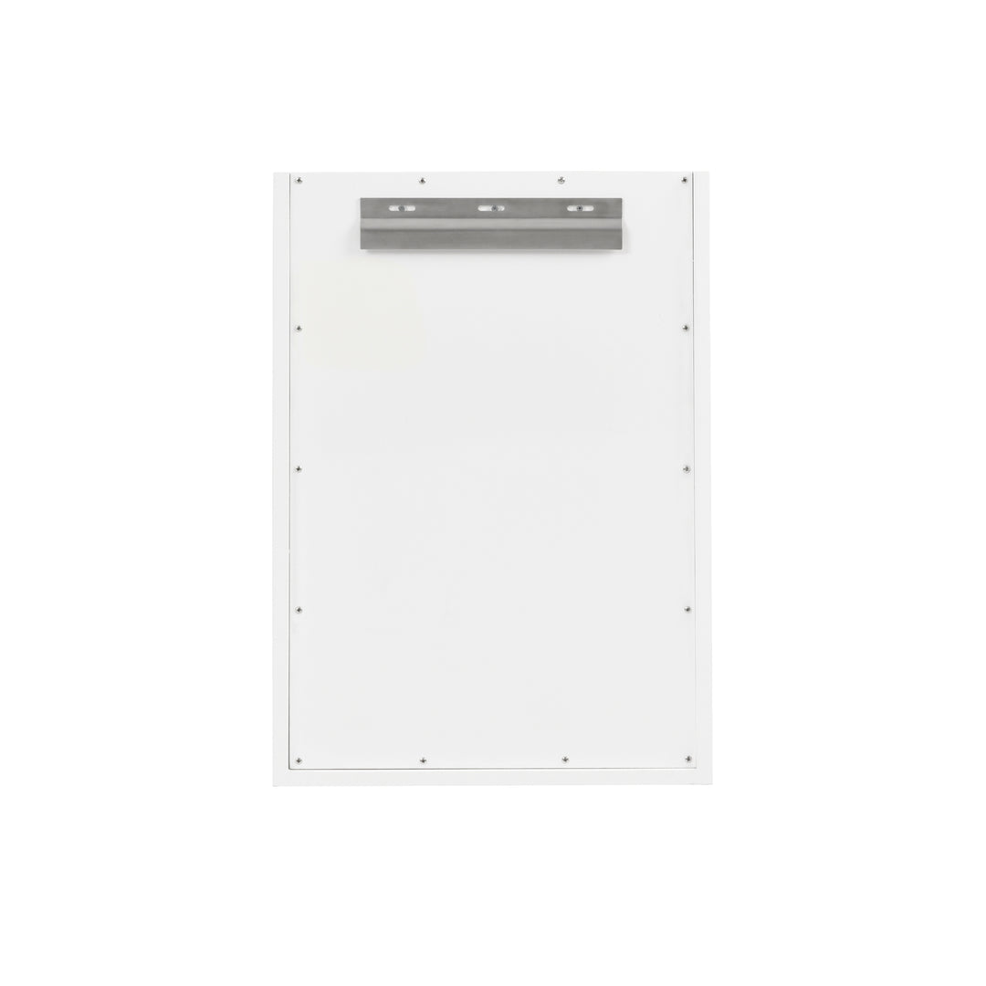 Chianti 20" Single Cabinet, Glossy White, Matte Black