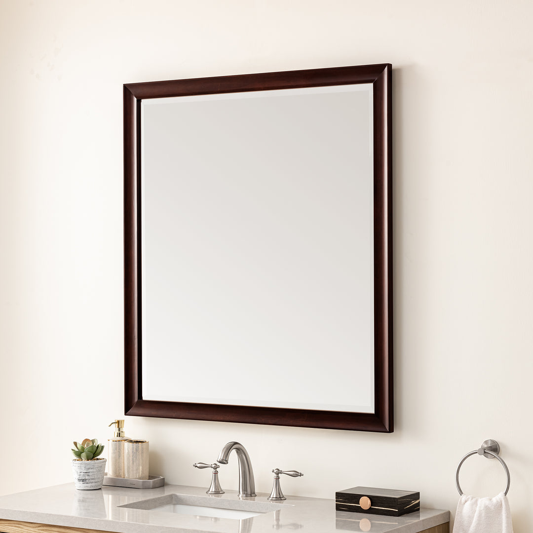 Glenbrooke 36" Mirror, Burnished Mahogany