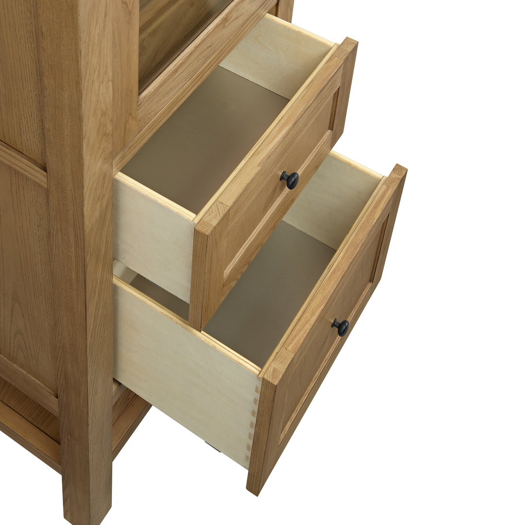 Breckenridge Linen Cabinet, Light Natural Oak