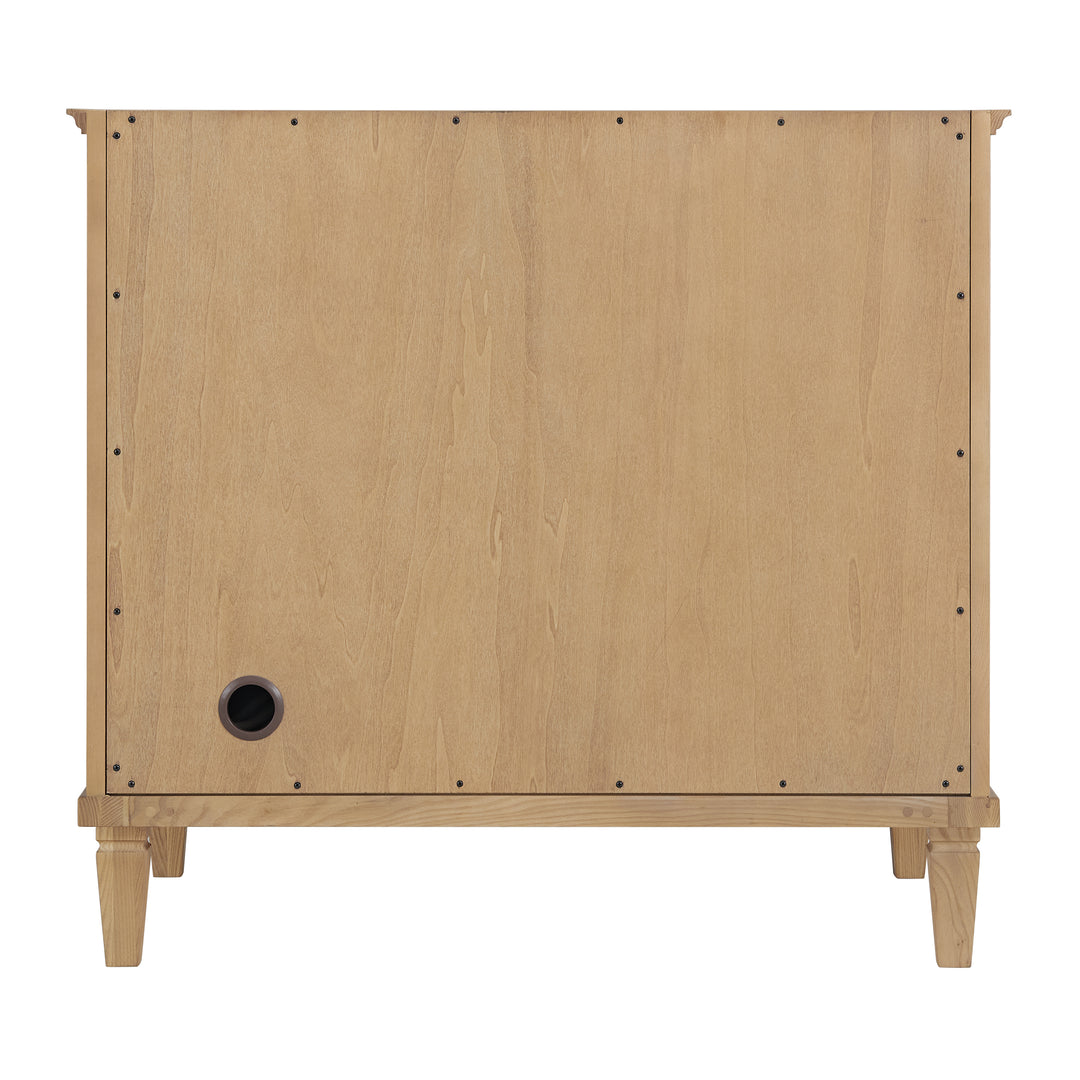 Lorelai 36" Single Vanity, Light Natural Oak w/ 3 CM Ethereal Noctis Silestone Top