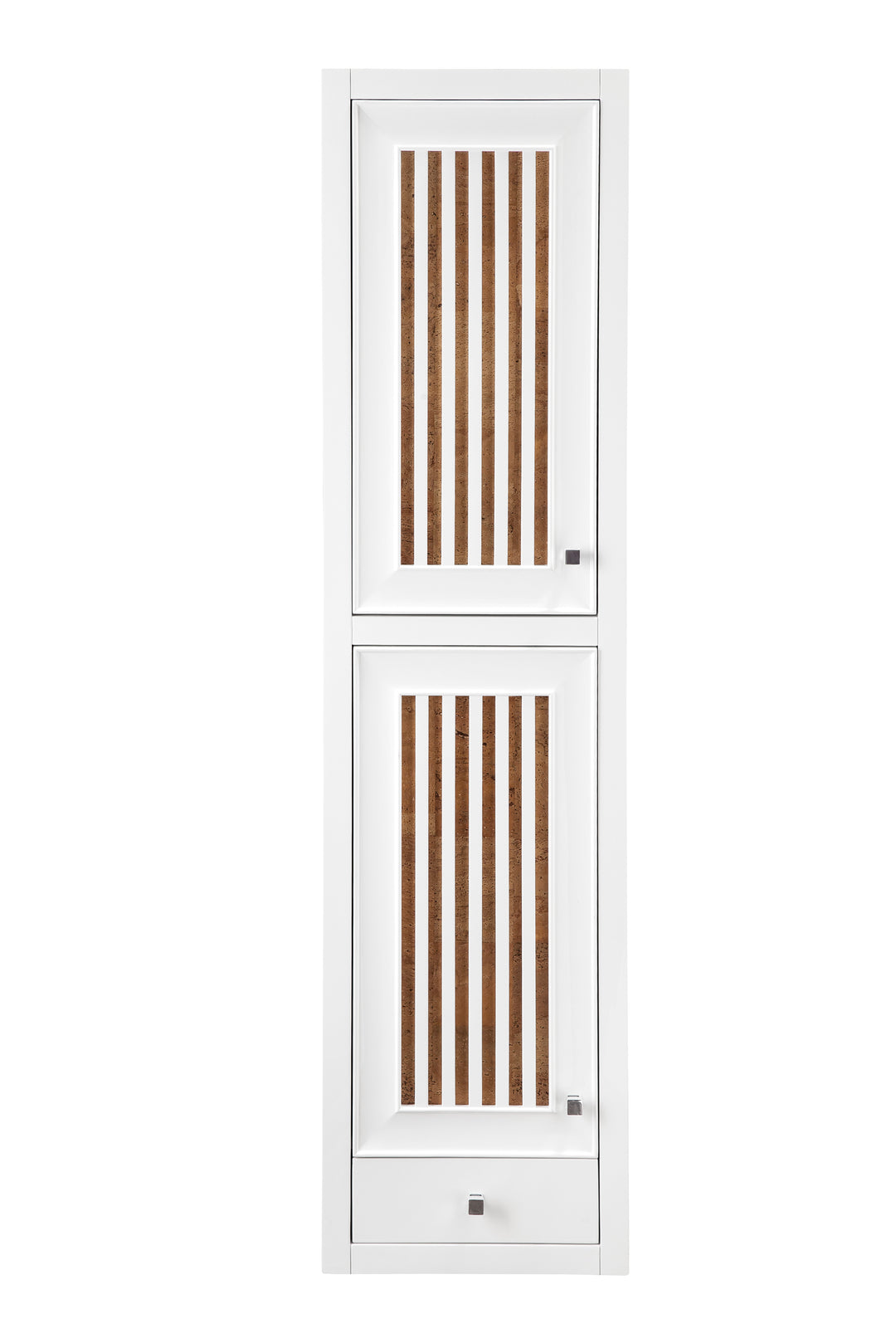 Athens 15" Tower Hutch - Left, Glossy White