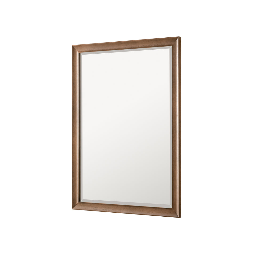 Glenbrooke 30" Mirror, Whitewashed Walnut