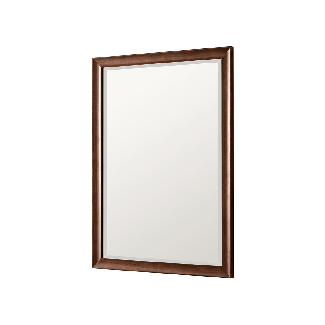Glenbrooke 30" Mirror, Mid-Century Walnut