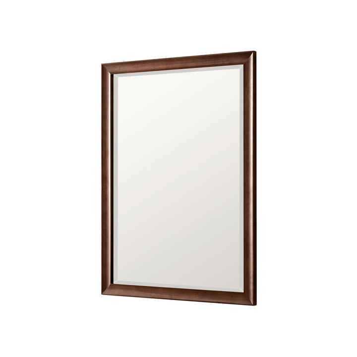 Glenbrooke 30" Mirror, Mid-Century Walnut