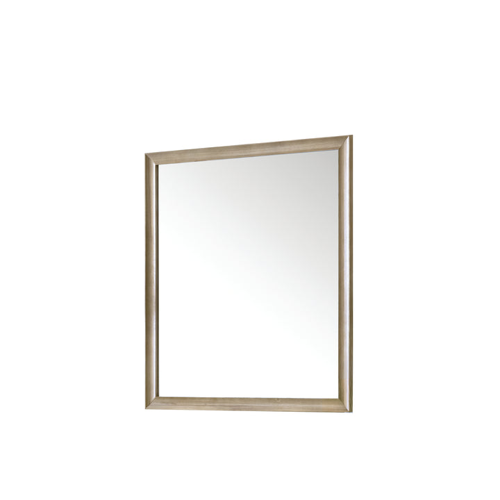 Glenbrooke 36" Mirror, Whitewashed Oak